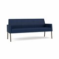 Lesro Mystic Lounge Reception Sofa, Bronze, MD Ink Upholstery ML1601